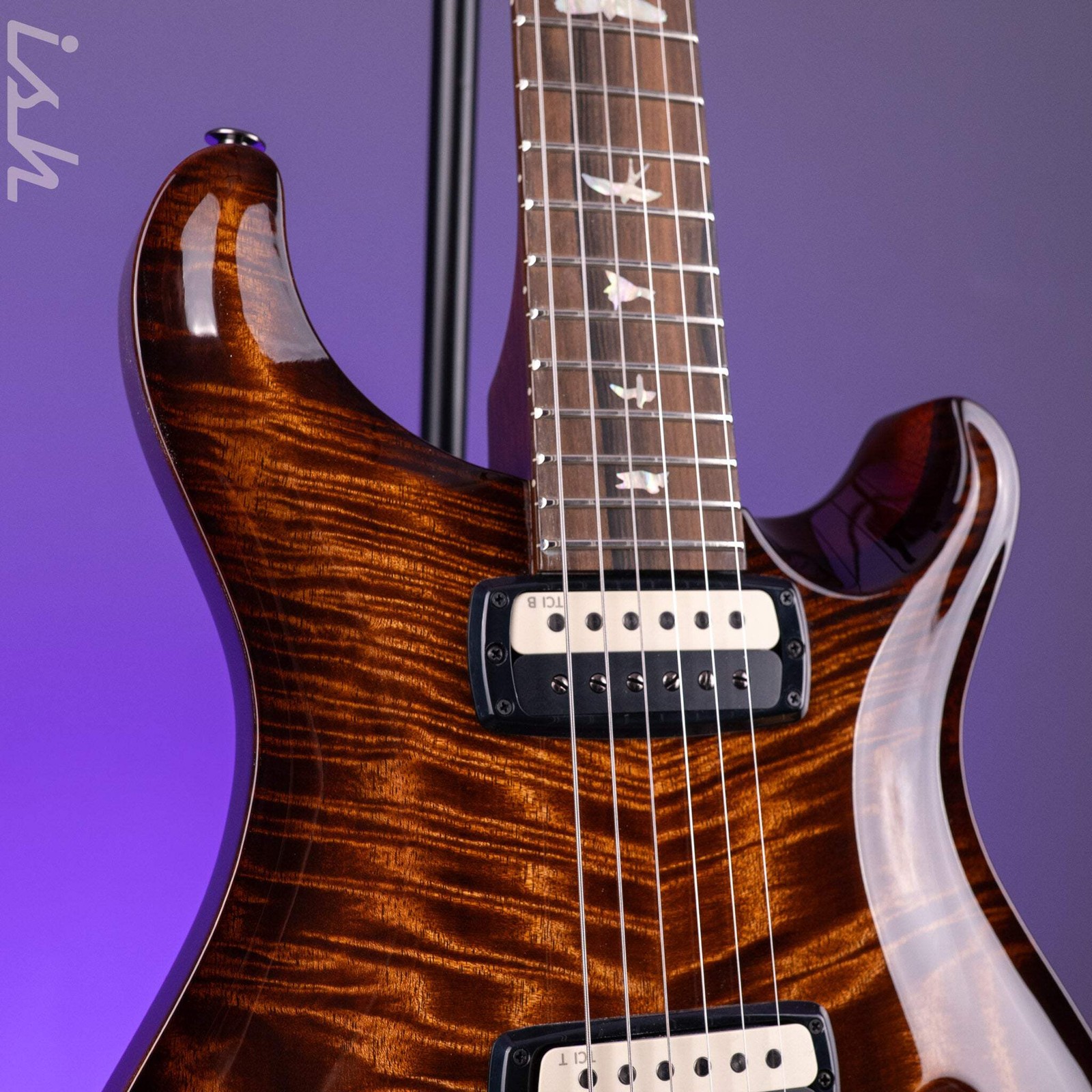 PRS Paul’s Limited Mango Top Custom Color Black Gold Smokeburst