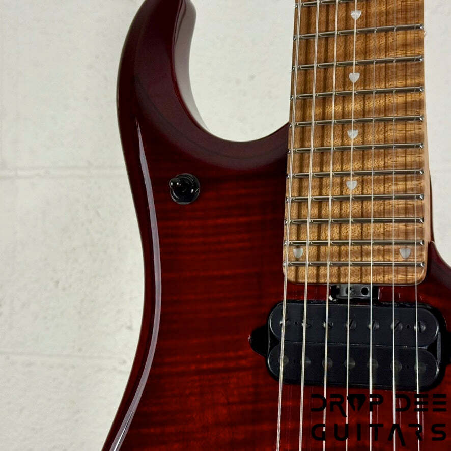 Ernie Ball Music Man JP15-7 7-String Electric Guitar w/ Case – Red Tide