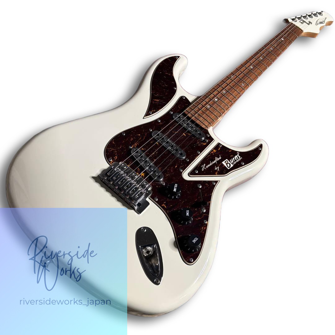 Rare Burns LONDON Cobra DX White Guitar