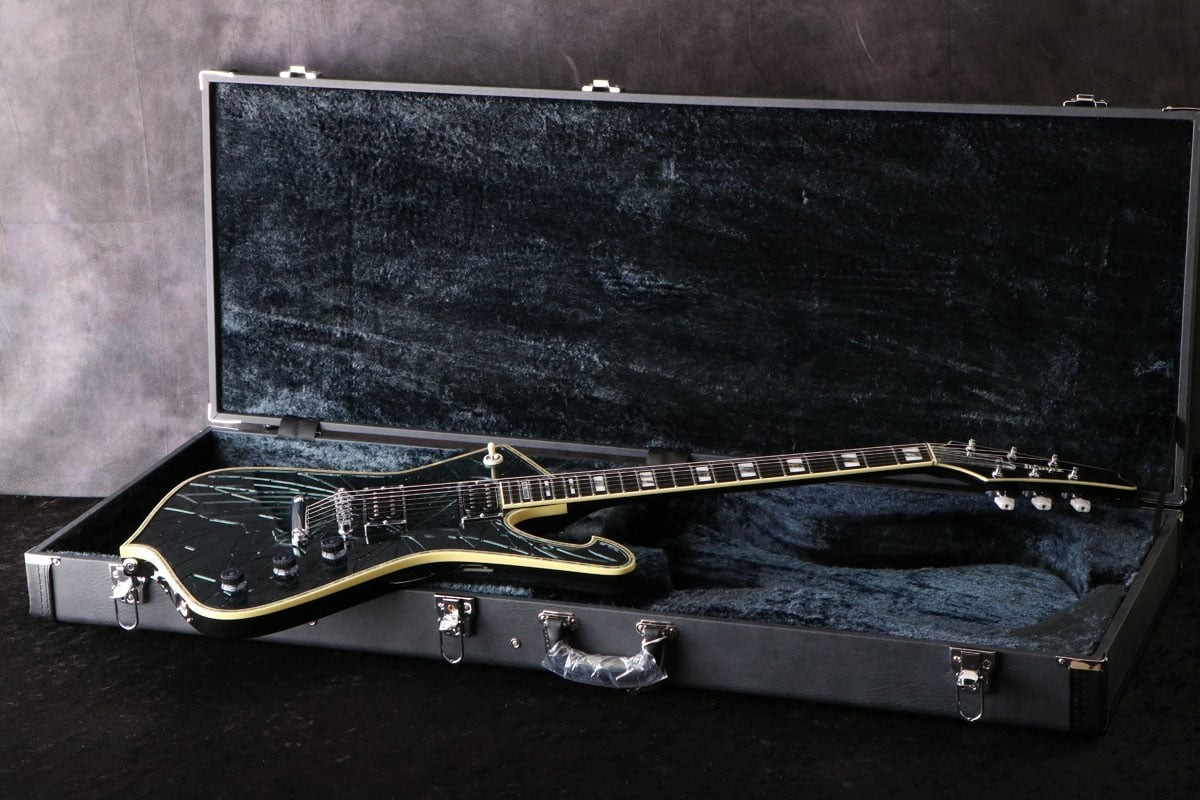 IBANEZ / Paul Stanley Signature Limited Model PS3CM Black Cracked Mirror Top
