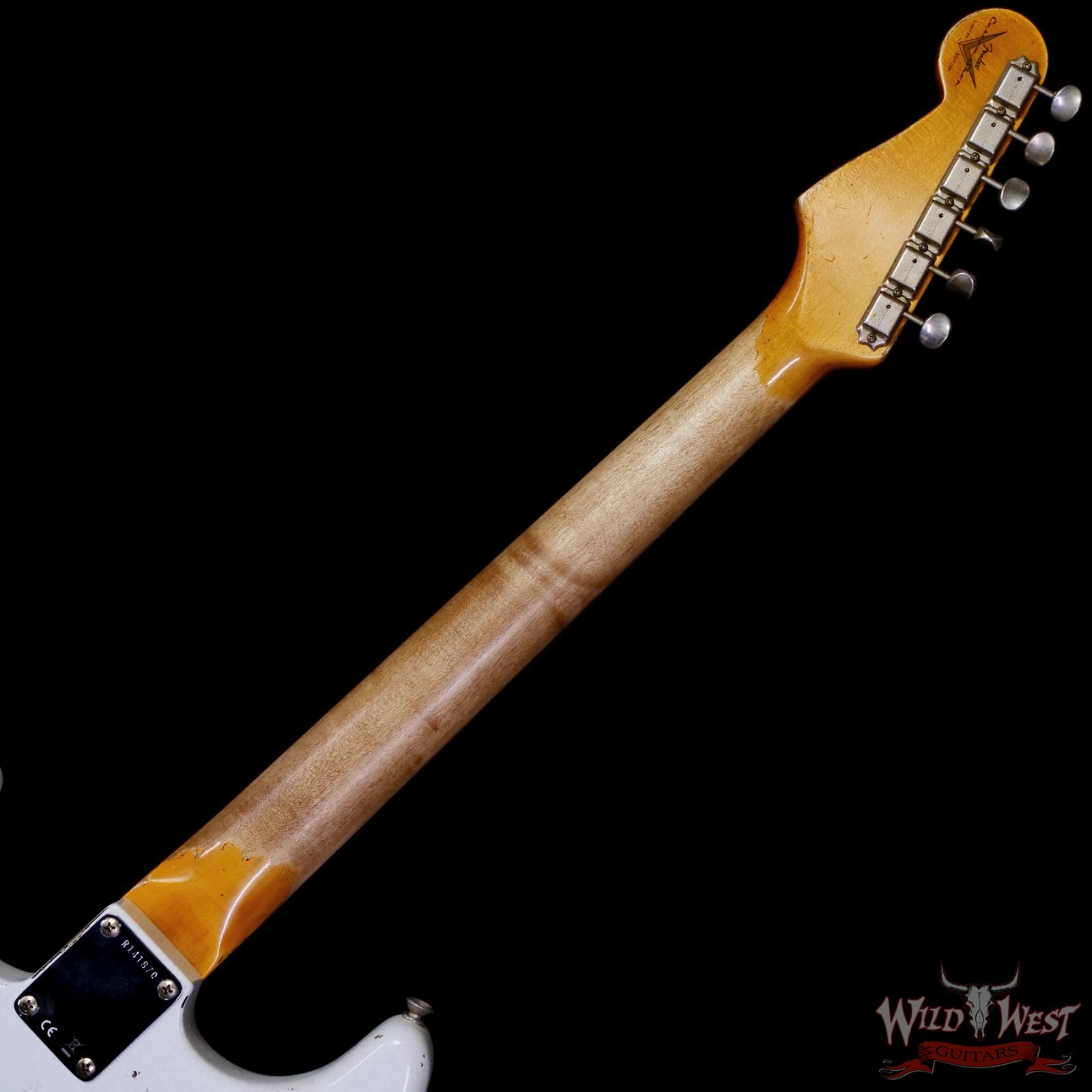 Fender Custom Shop Wild West White Lightning Stratocaster HSH Floyd Rose RW 8.10