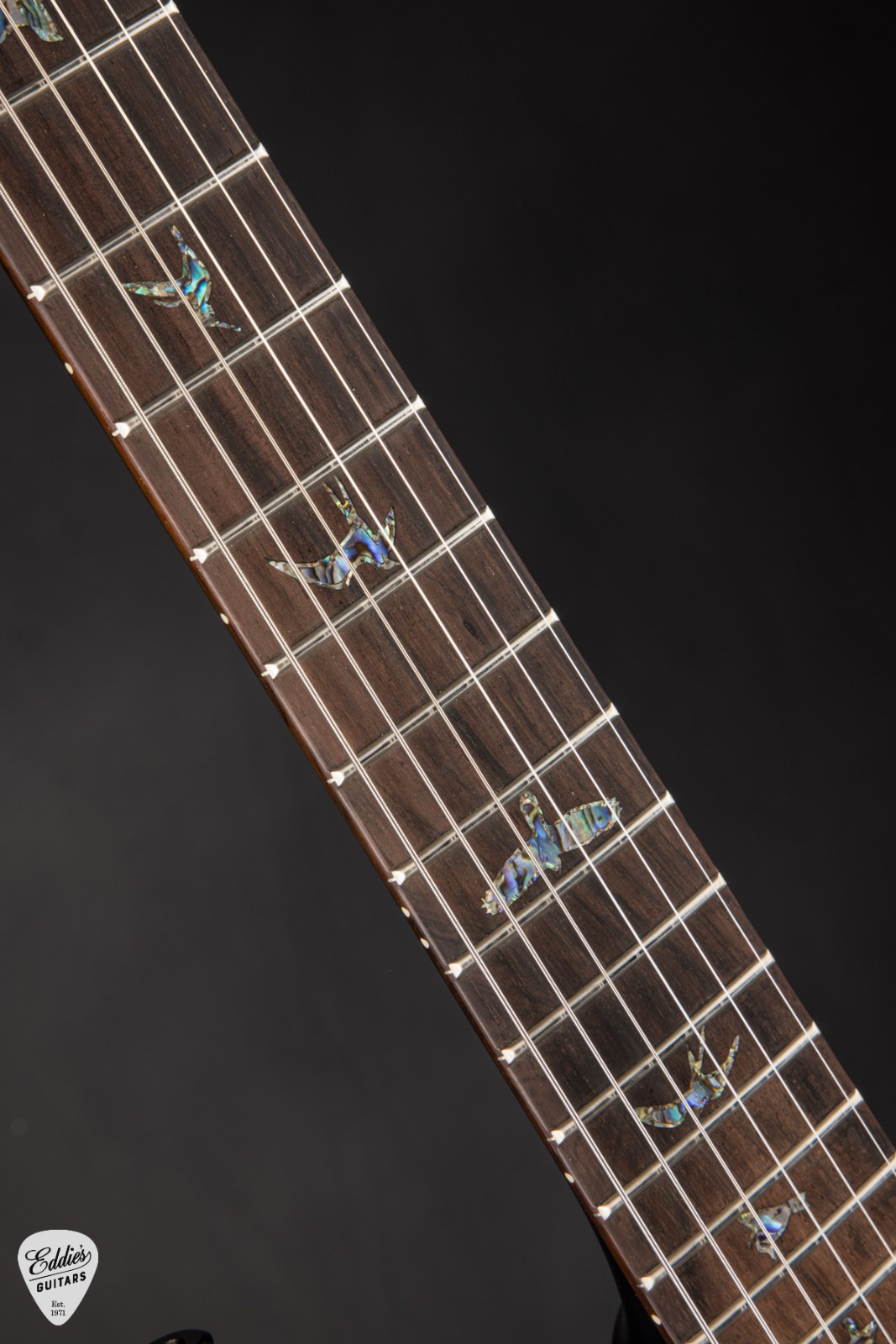 PRS Eddie’s Guitars Wood Library Modern Eagle V – Trampas Green