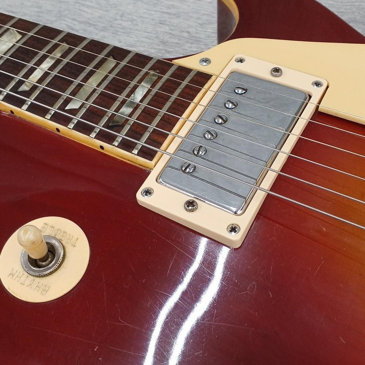 Burny FLG-100 Cherry Sunburst Made in Japan 1975 Vintage LP Type Electric Guitar