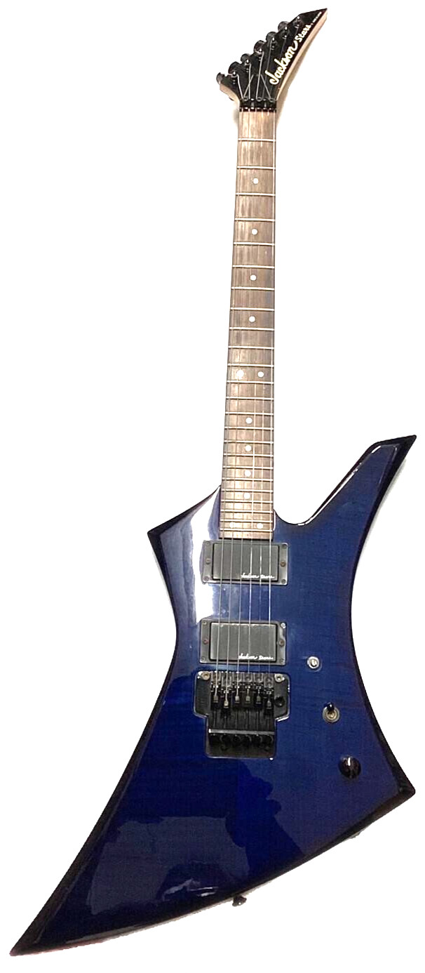Jackson Stars Kelly Guitar See Thru Blue Made in Japan