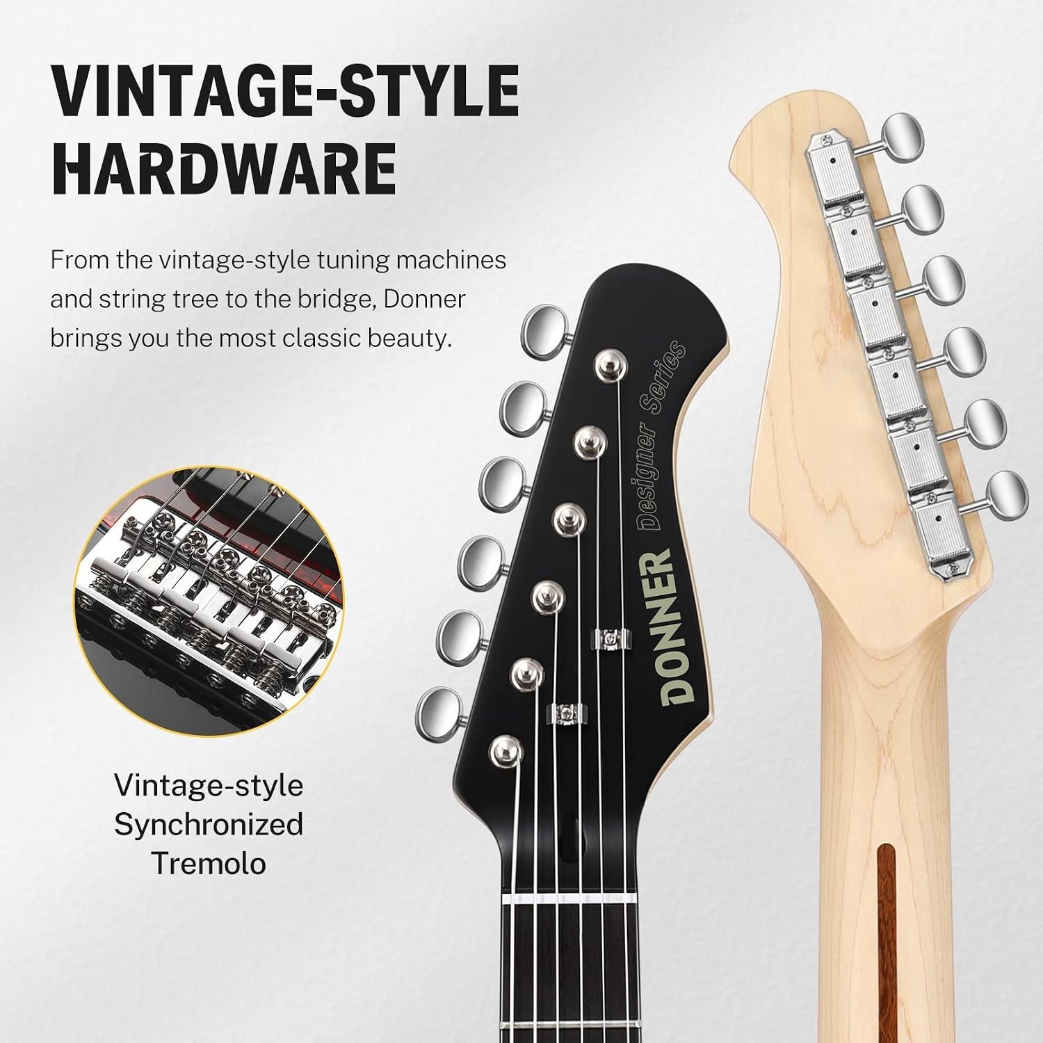 Donner 39 Inch Electric Guitar, Designer Series DST-200 Stylish Solid Body Elect