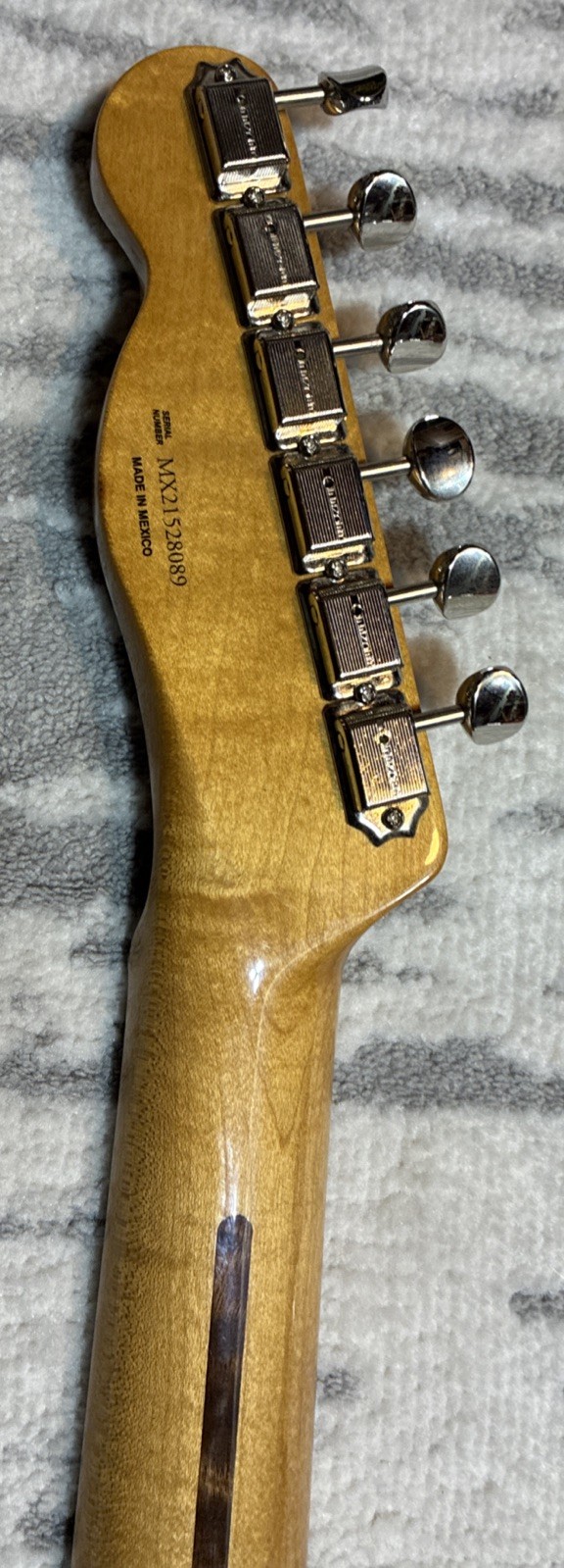 Squier Series Tele Butterscotch Blonde Mexican Tele Neck W/ Vintage Style Fender