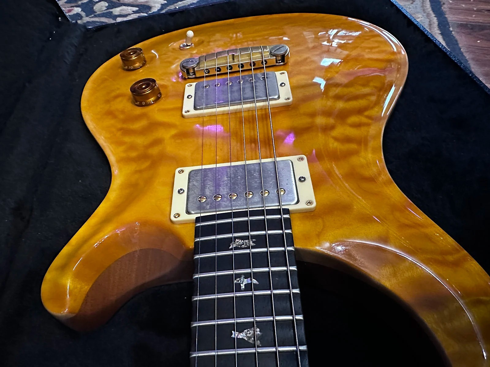 PRS McCarty Special Edition – Ten Top Quilt – Santana Yellow – BrazilianRosewood