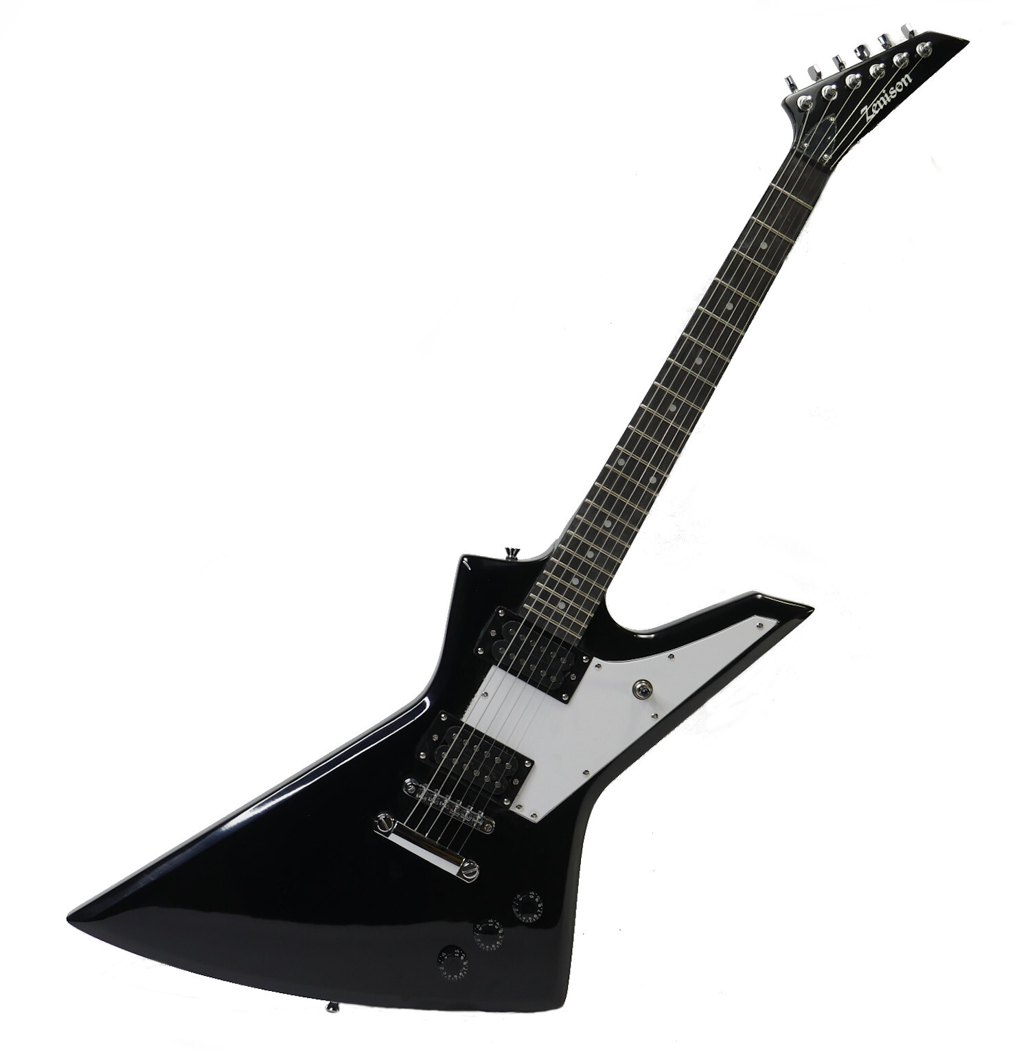 Zenison ELECTRIC GUITAR Black 6 String Right Handed Hard Rock Heavy Metal Style