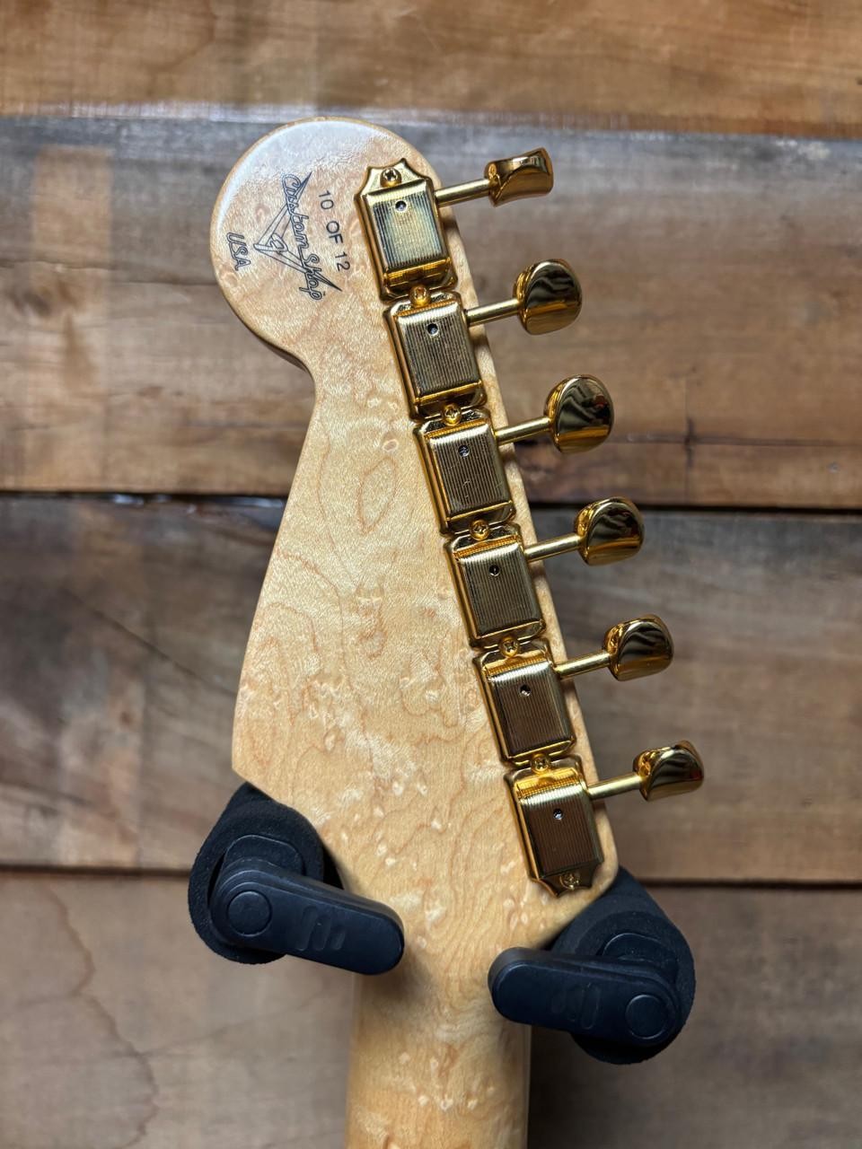 1993 Fender Custom Shop 10 of 12 1962 Strat MP Shoreline Gold w/case