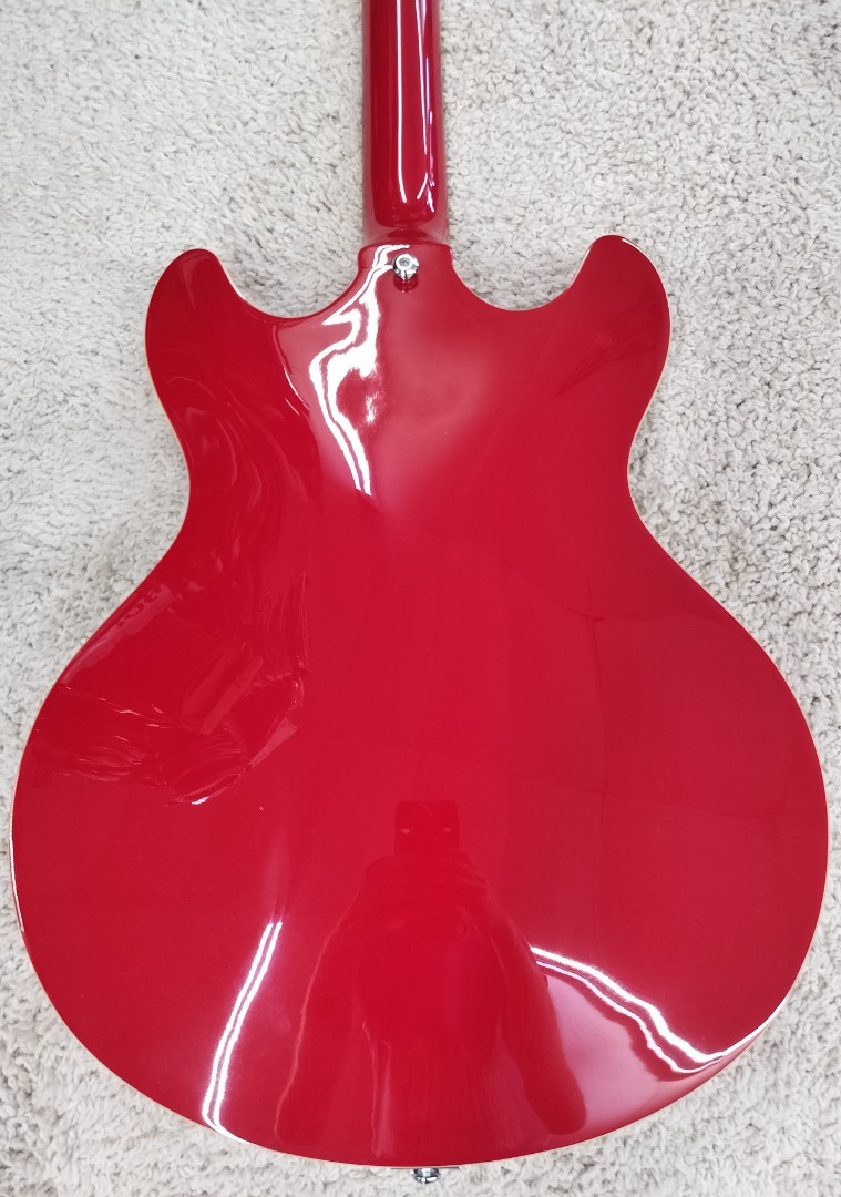 D’Angelico Premier DC Semi Hollow Guitar w/P90s, Stairstep Tailpiece PROTOTYPE