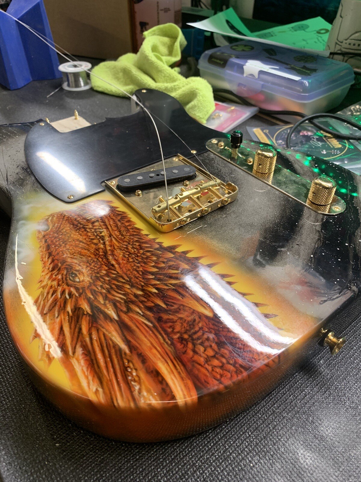 Fender esquire Electric guitar Built By Former Factory Worker Custom Shop Artist