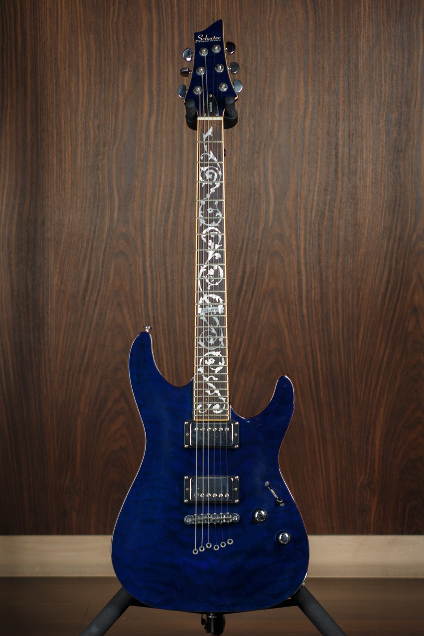 SCHECTER C-1 Classic “See-Thru Blue” (no260713)