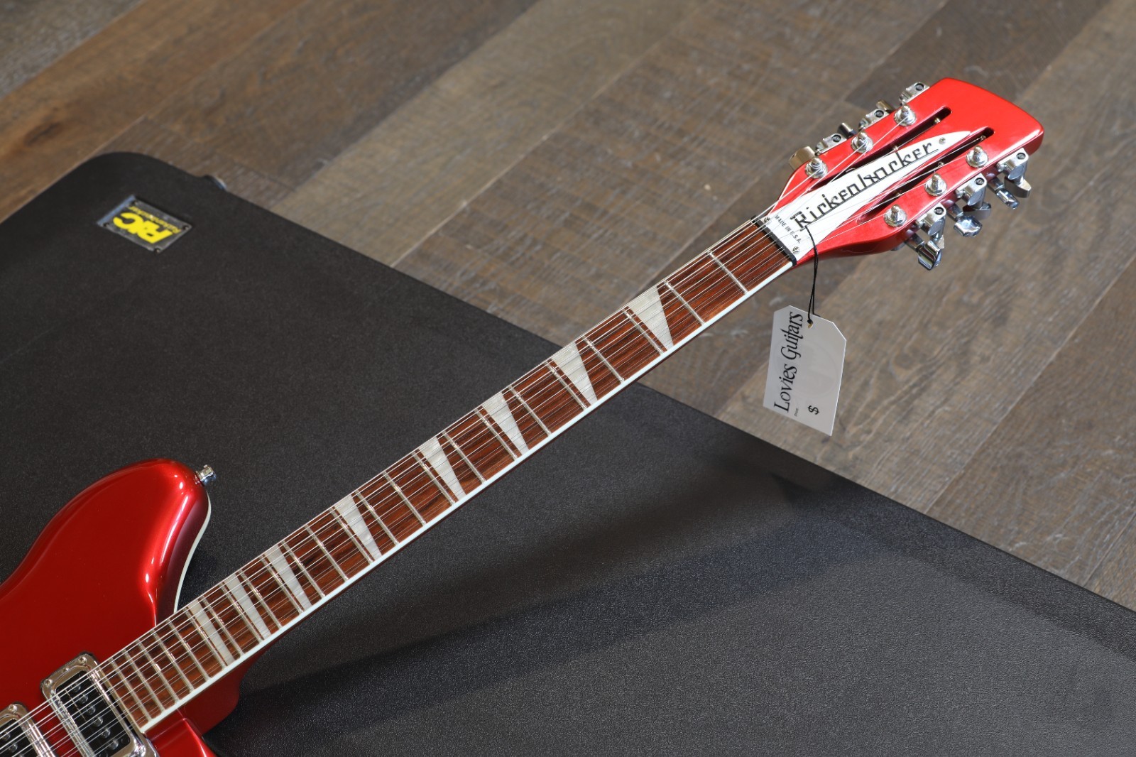 Minty & Rare 2013 Rickenbacker 370/12 SemiHollow Electric Guitar Ruby Red + OHSC