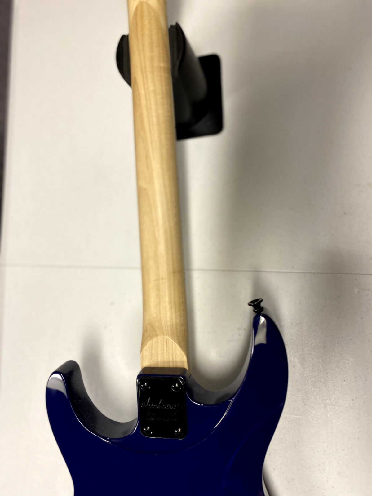 Jackson JS34Q Dinky, DKA-M, QM, H/S/S pickup. Floyd Rose, Transparent Blue, WOW
