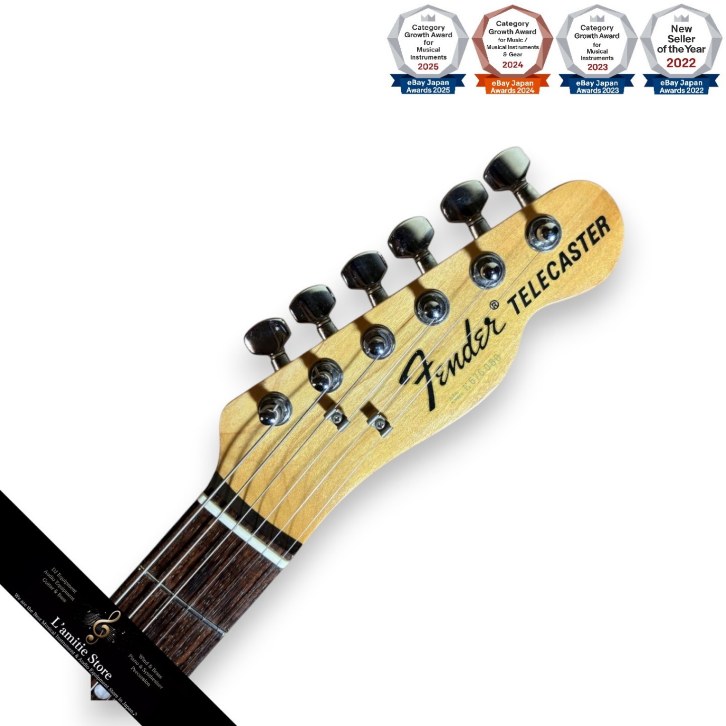 Fender Japan TL7255 Electric Guitar with Wear and Replaced Parts