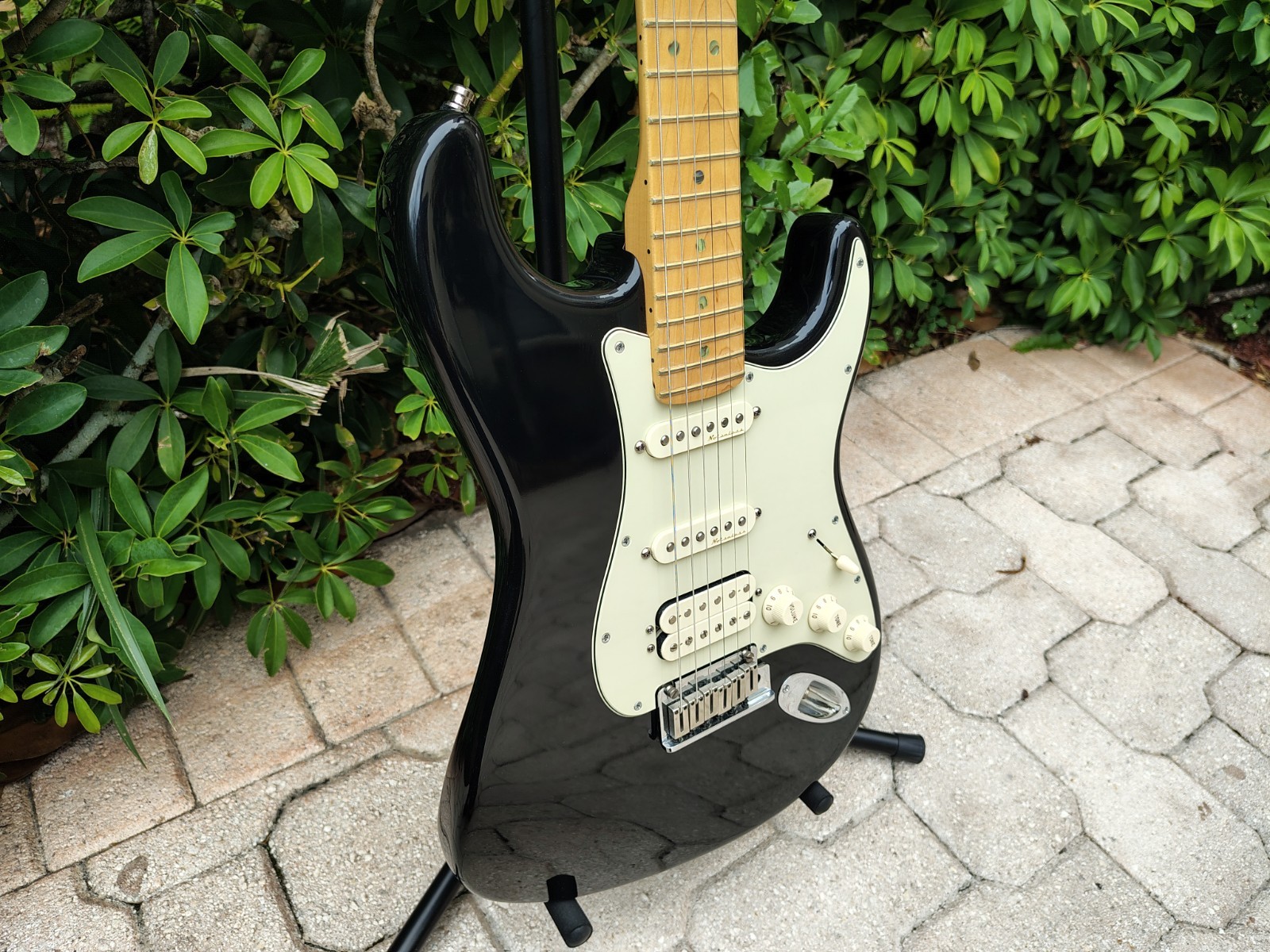 2002 Fender American Deluxe Stratocaster Black Fat Strat *UNPLAYED*