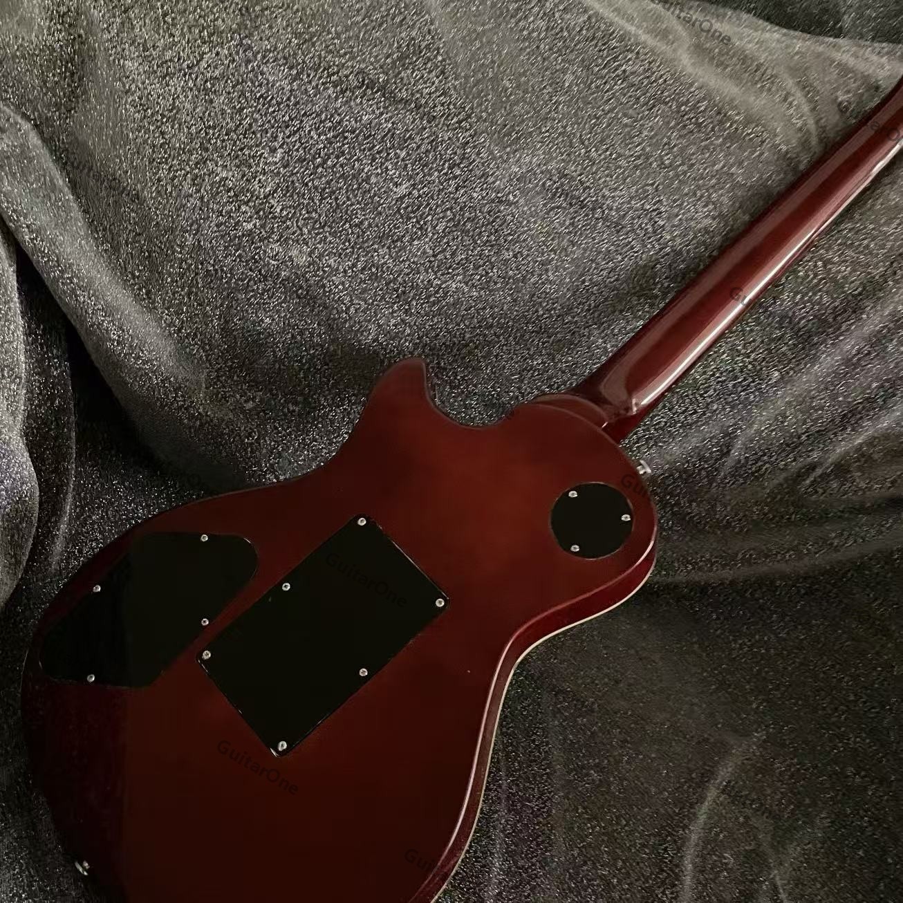 Solid Electric Guitar H-H Pickups Fingered Maple Tobacco Sunburst Chrome HW