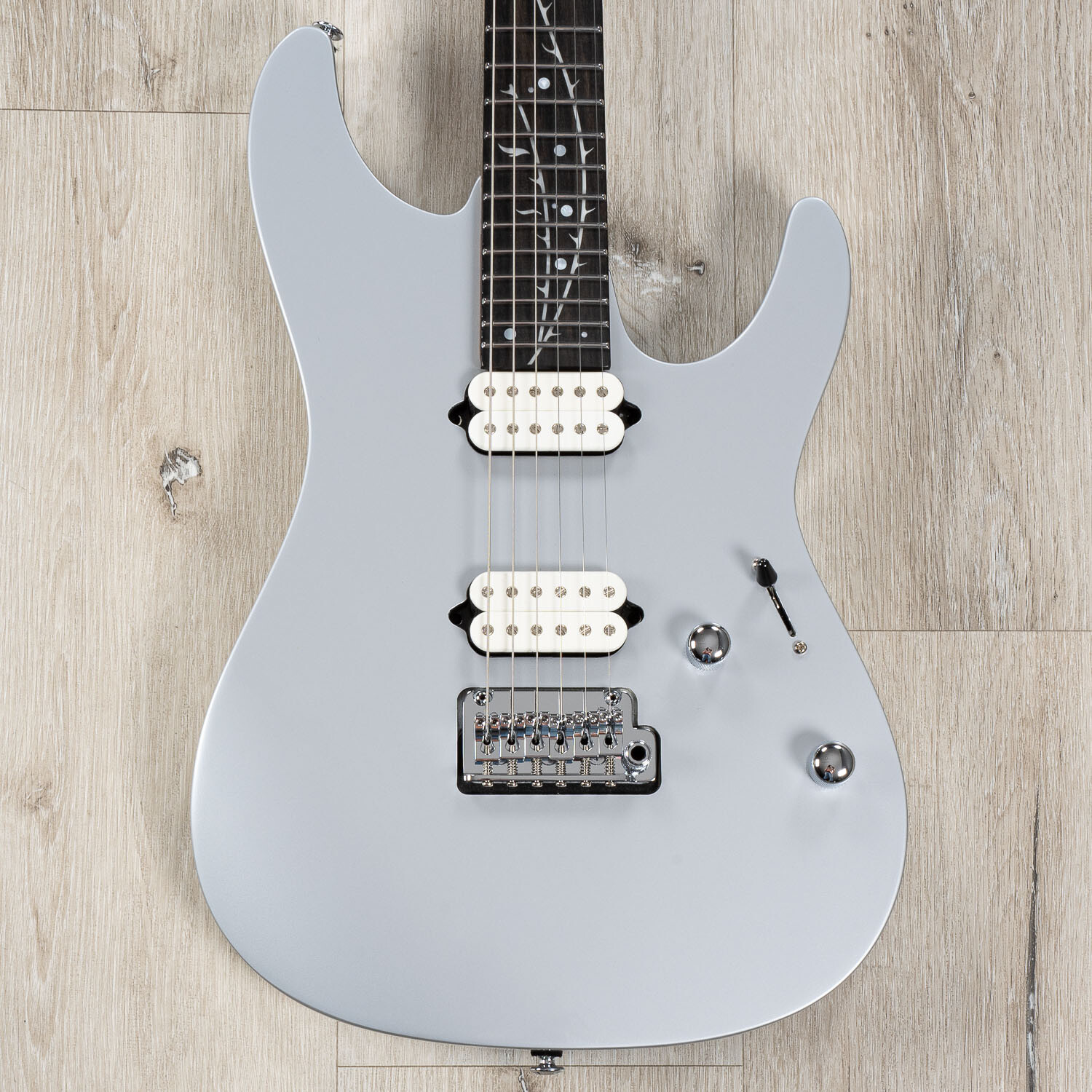 Ibanez TOD10 Tim Henson Signature Guitar, Fishman Fluence Pickups Classic Silver