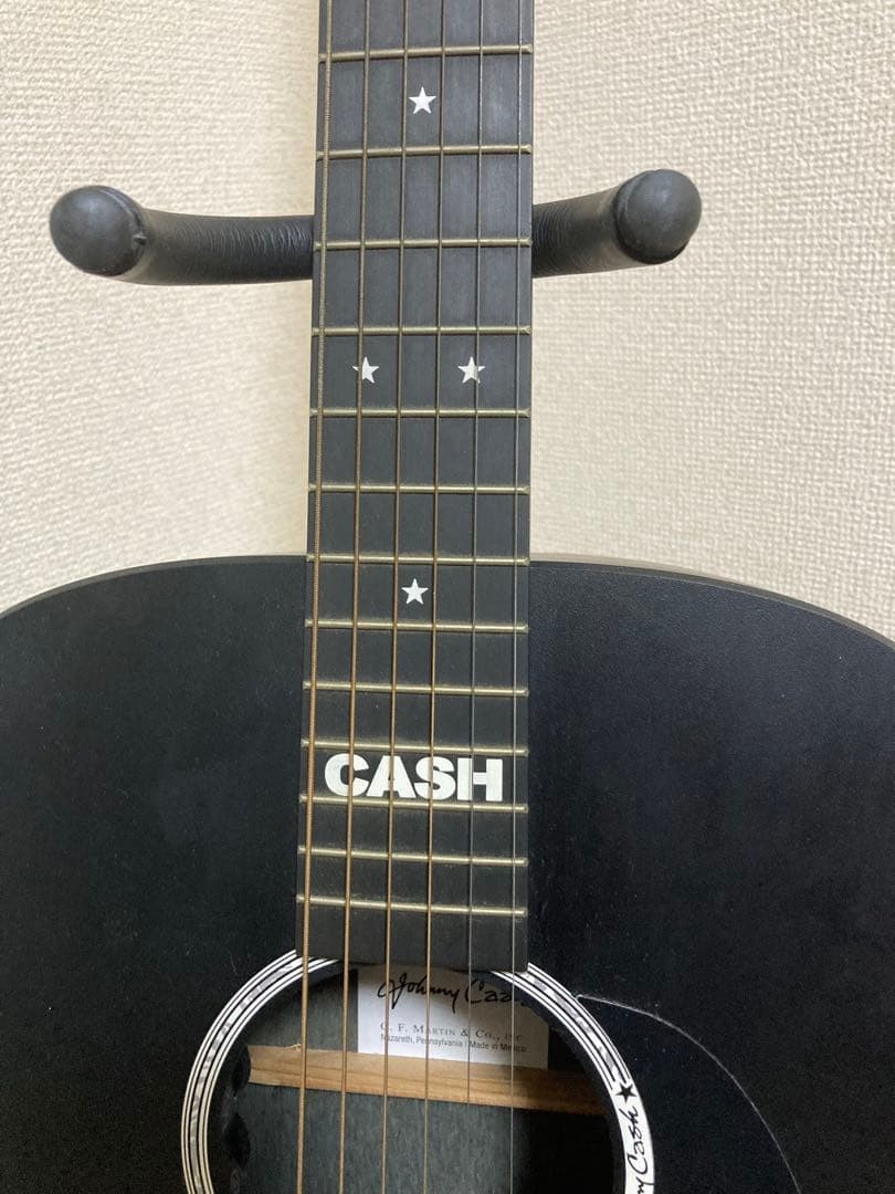 Martin & Co. CASH Acoustic Guitar Black
