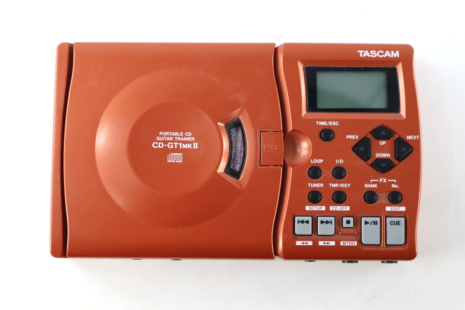 TASCAM Portable CD Guitar Trainer CD-GT1 MKII W/ Power Supply Working