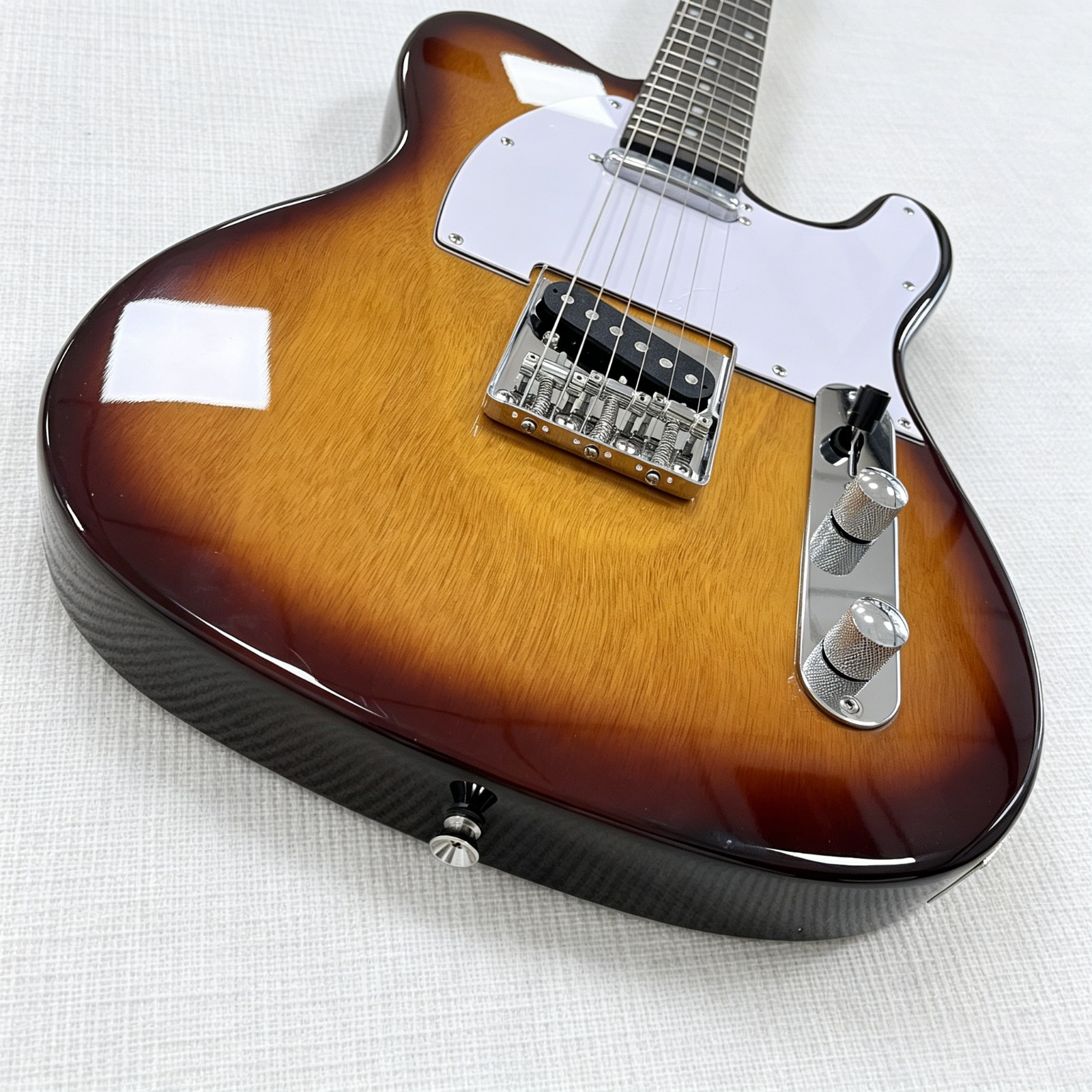 US Warehouse Brown TL Style Electric Guitar Rosewood Fingerboard Alder Body