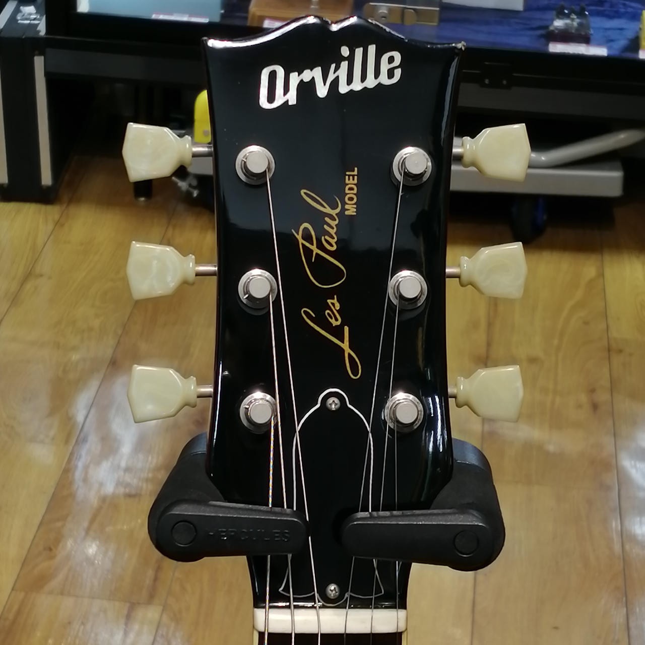 [ORVILLE] LPS-75 Les Paul Cherry Sunburst Electric Guitar Used From Japan GigBag