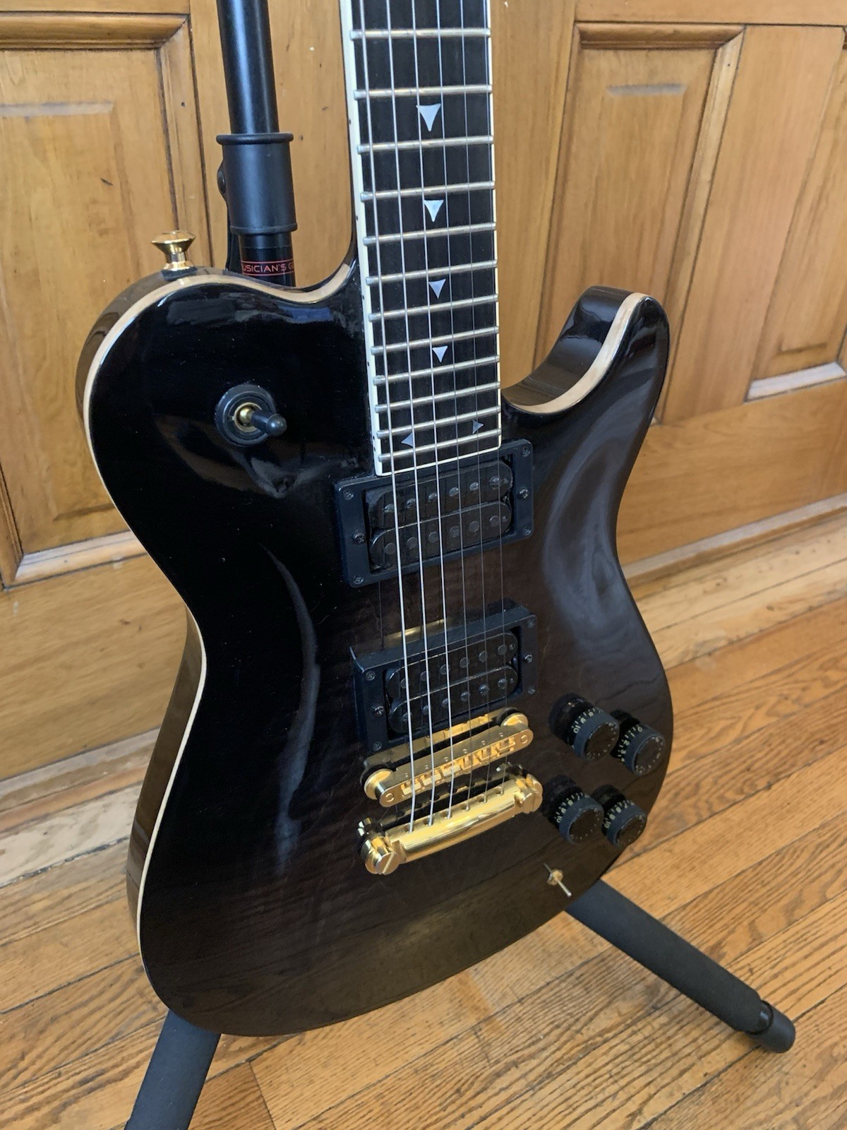 1992 Peavey Odyssey Transparent Black-Excellent