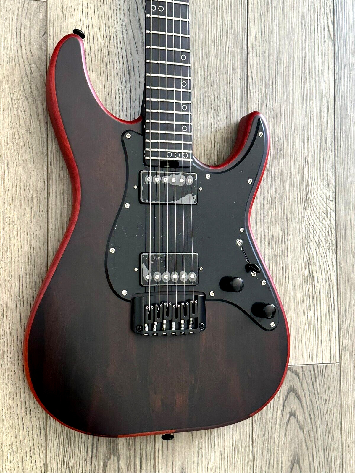 Schecter Sun Valley Super Shredder Exotic Hardtail Electric Guitar – Ziricote