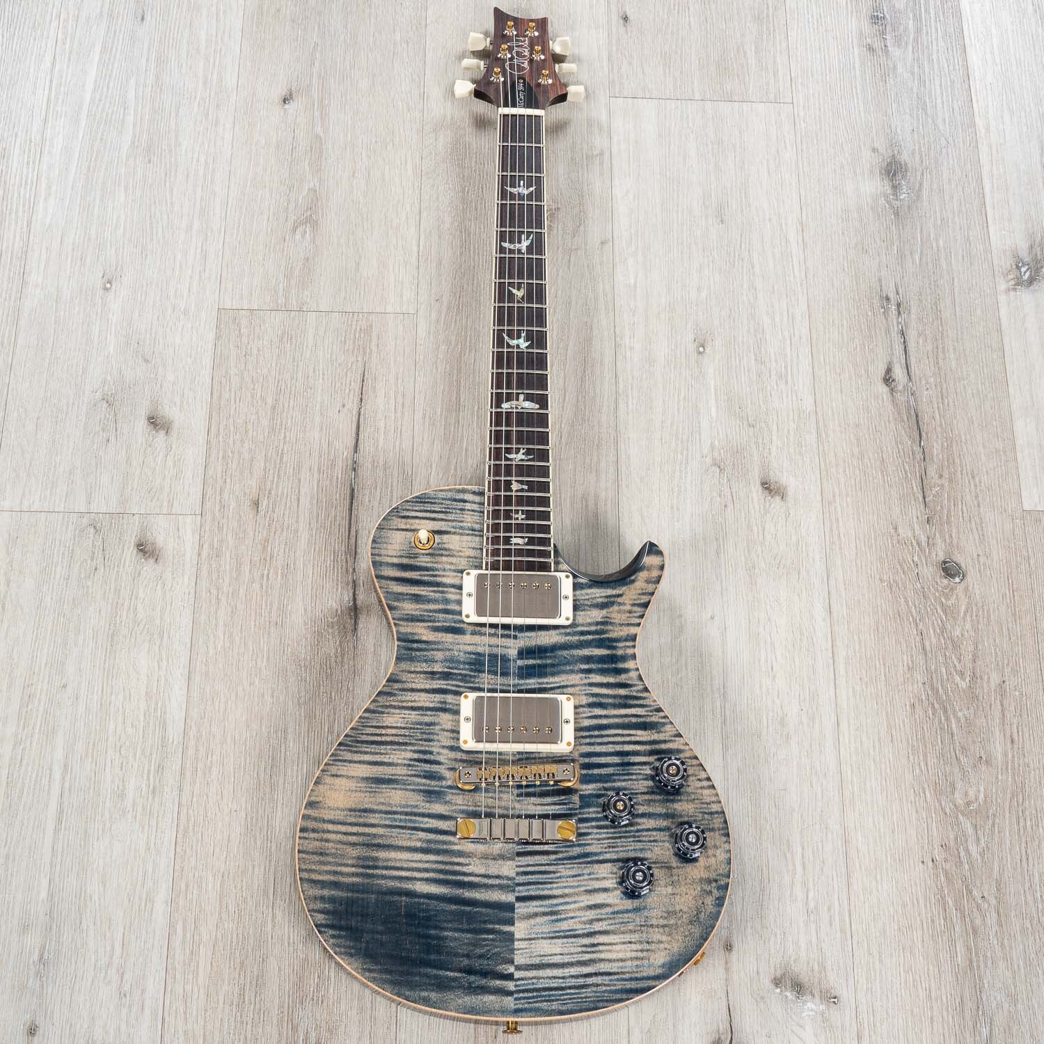 PRS Paul Reed Smith McCarty 594 Singlecut 10-Top Guitar, Faded Whale Blue