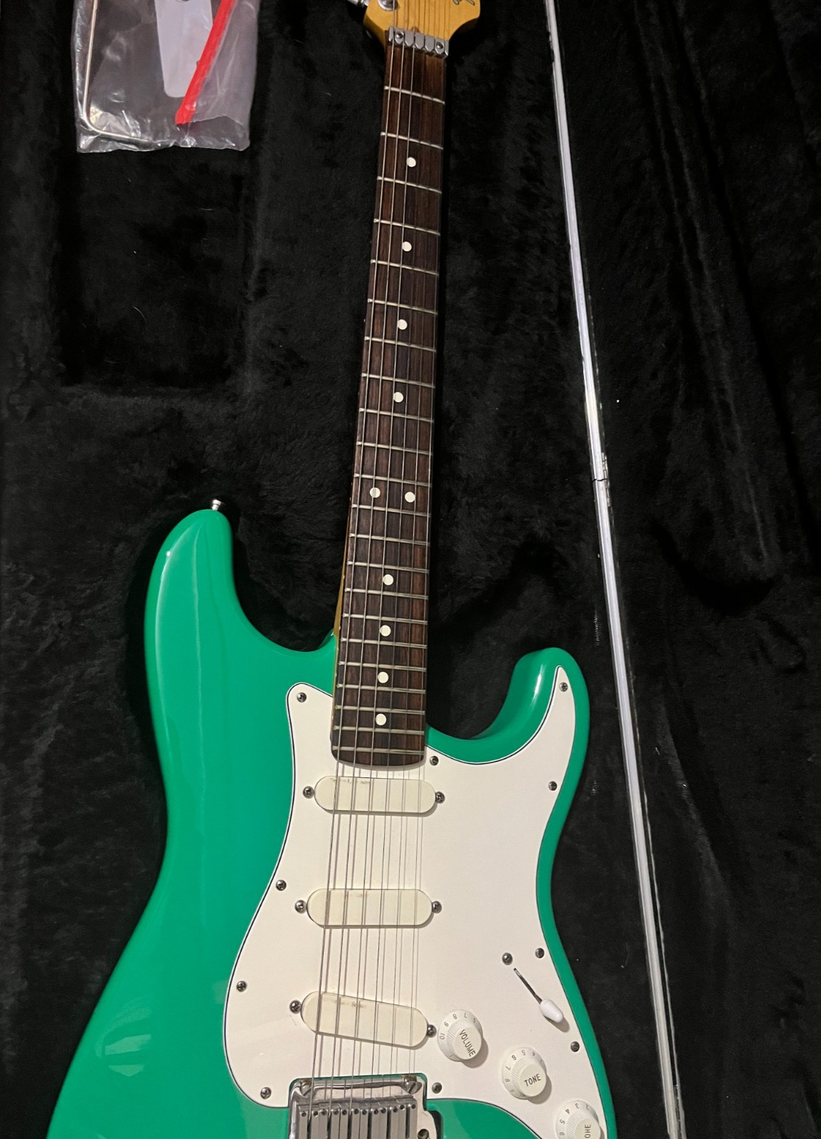 Fender Strat Plus Bahama Green 1988-89 Electric Guitar w/ Rosewood Fretboard