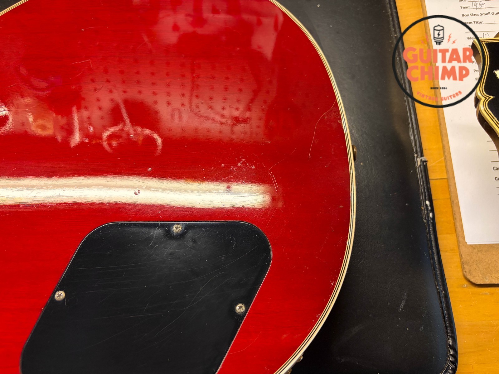 2015 Gibson Custom Shop Les Paul Custom Figured Trans Red w/ OHSC & COA