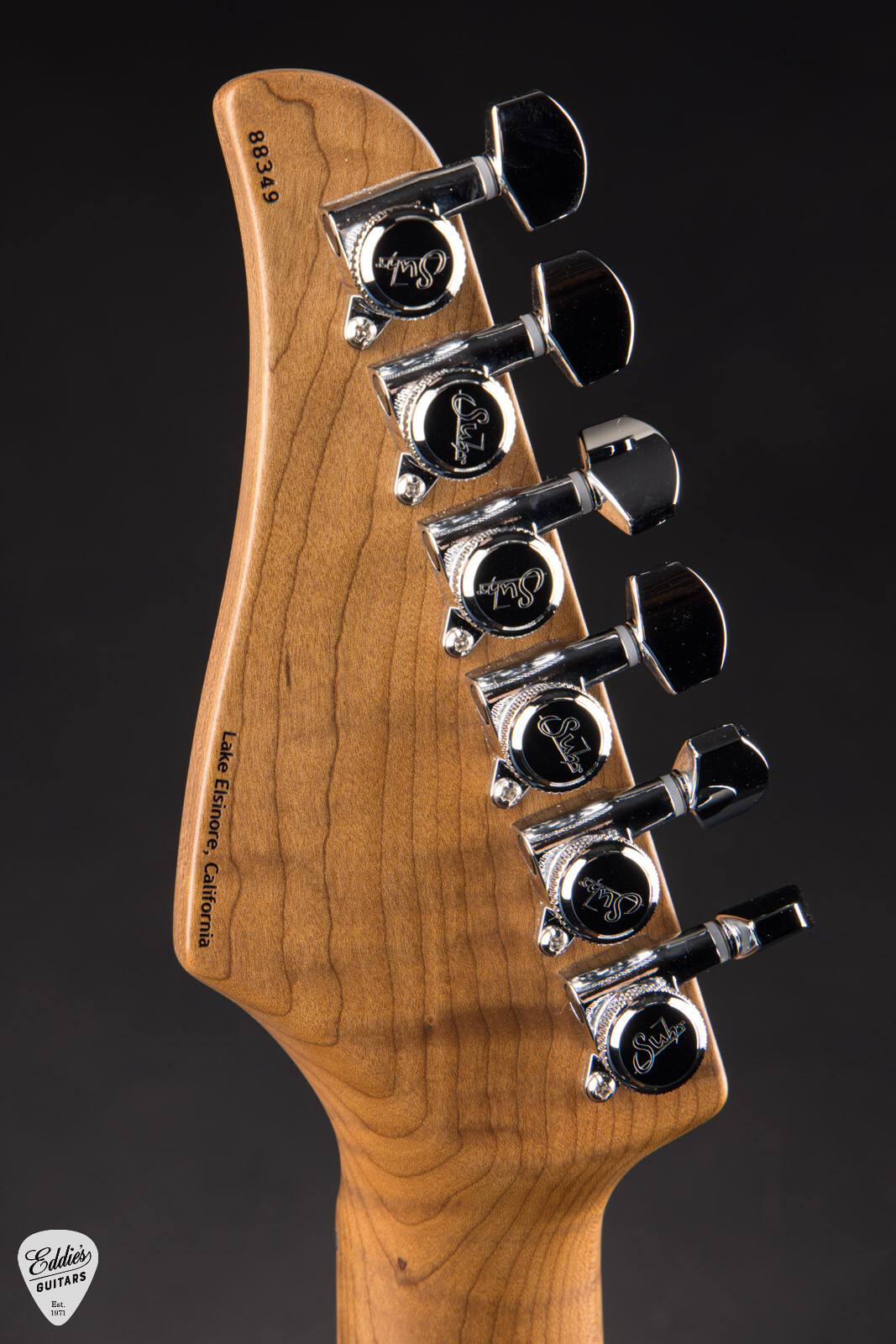 Suhr Modern Roasted Burl Maple – Trans Algae#88349