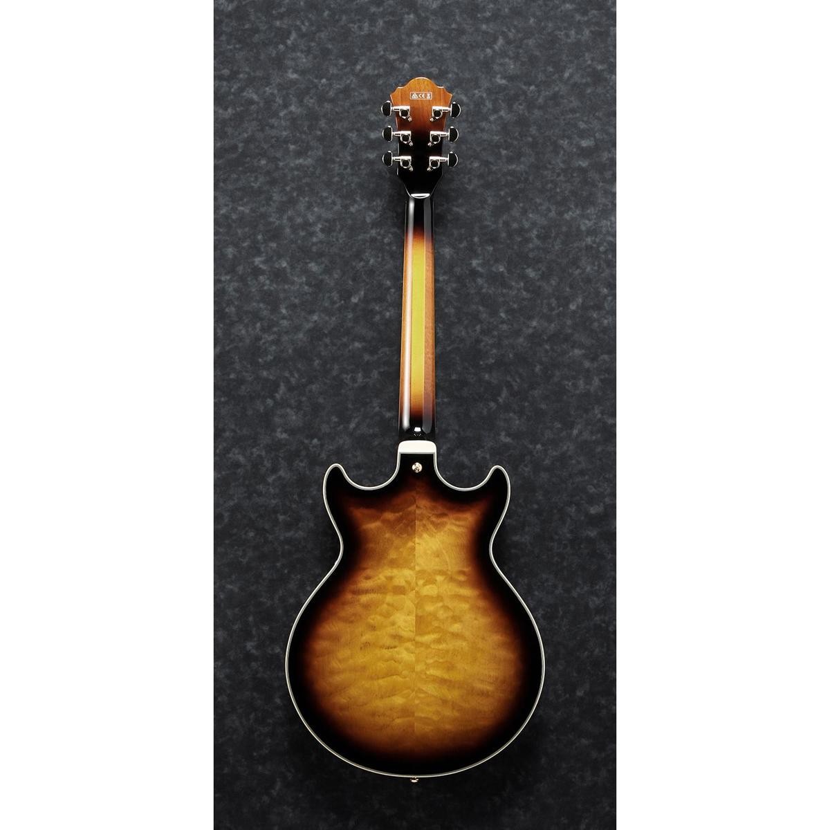 Ibanez AM93QM Artcore Expressionist Electric Guitar, Antique Yellow Sunburst