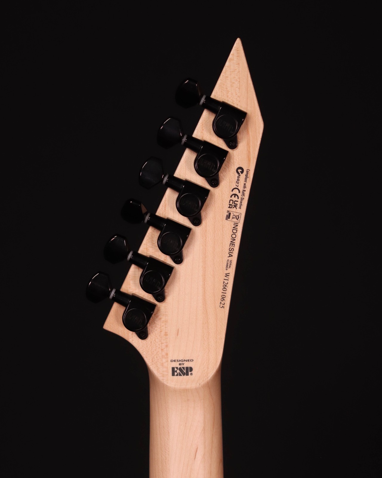 ESP LTD MH-200HTQM, Dark Brown Sunburst