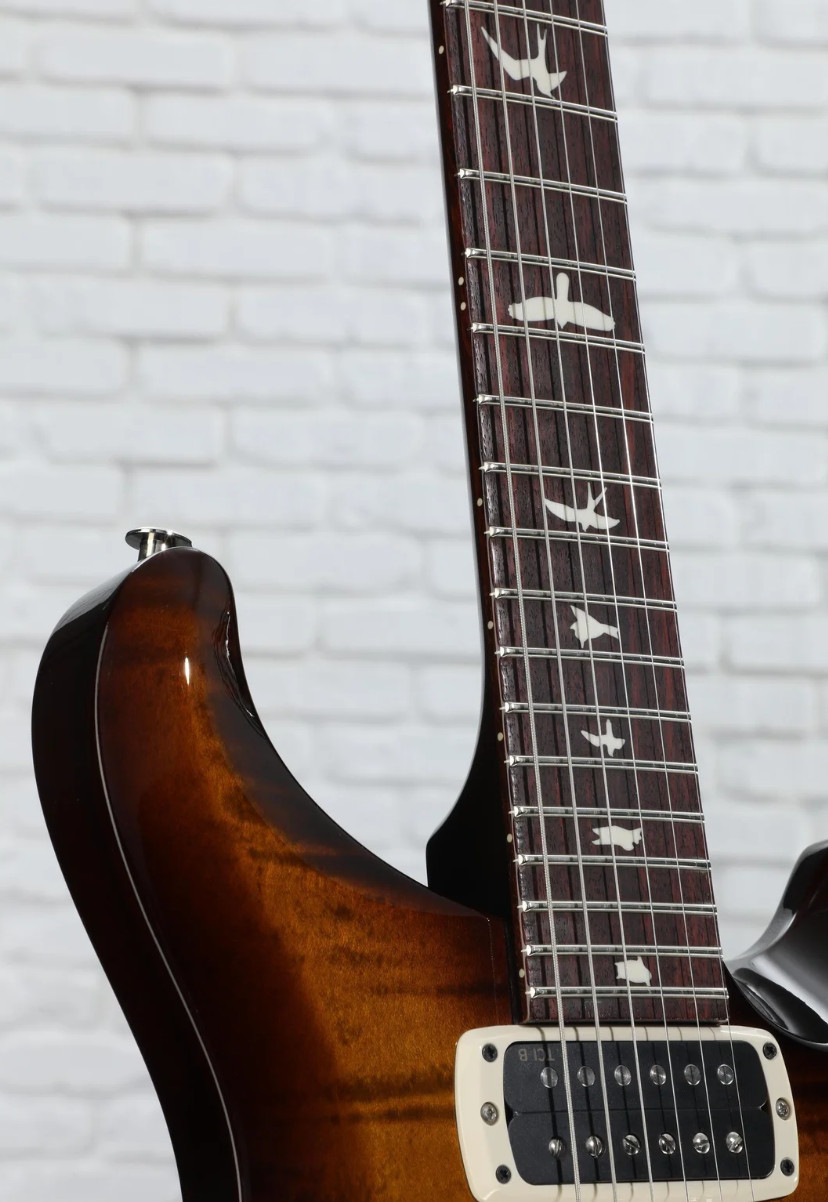 PRS S2 Custom 24-08 Electric Guitar – Black Amber