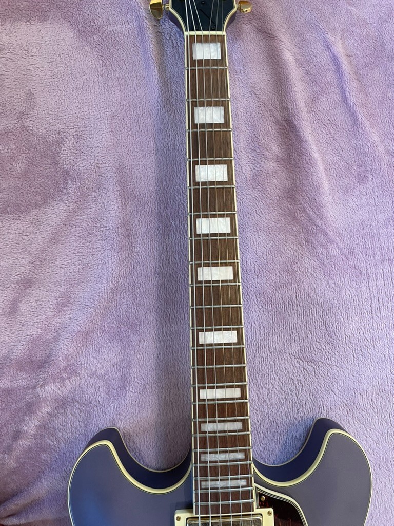 Ibanez Artcore AS73G Semi-Hollowbody Electric Guitar – Metallic Purple Flat