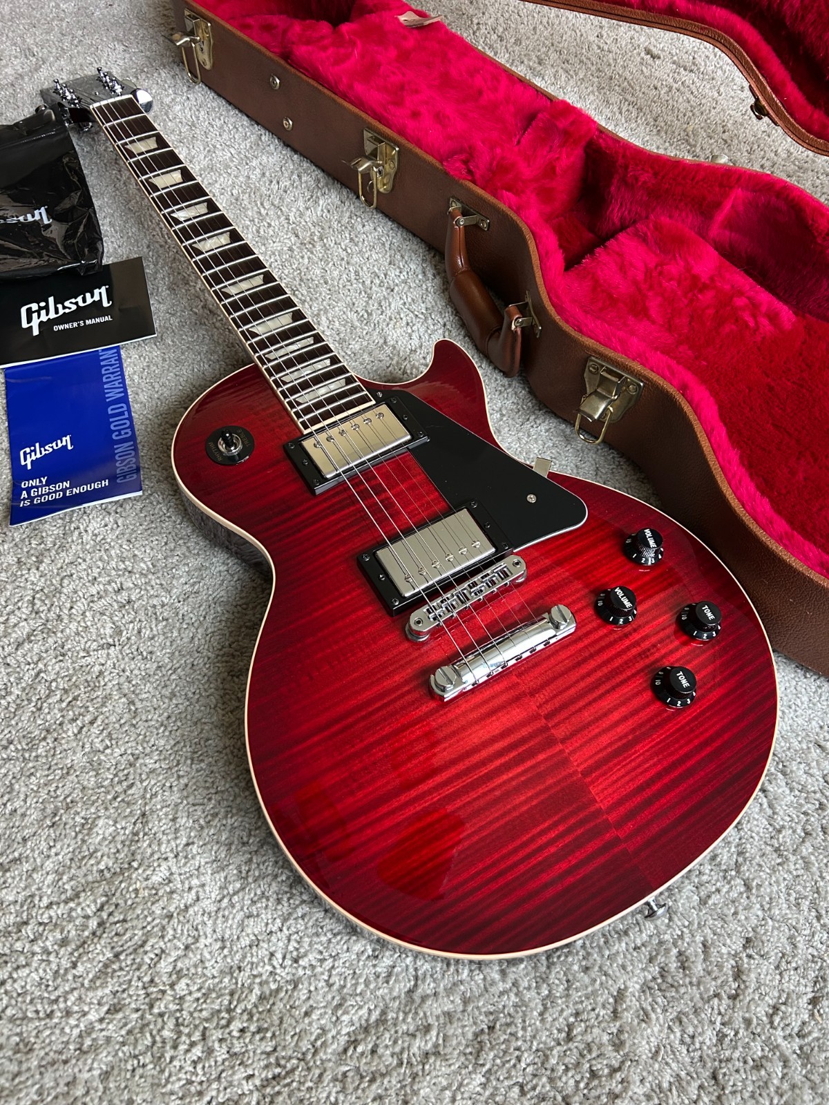 Gibson Les Paul Standard AAA Flame Maple Top 2018 – Blood Orange Burst