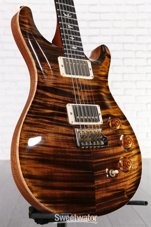 PRS DGT Electric Guitar with Bird Inlays – Tiger Eye, 10-Top