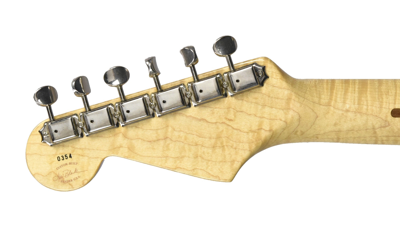 1992 Fender Custom Shop 56 Stratocaster Masterbuilt by JW Black Vintage Blonde
