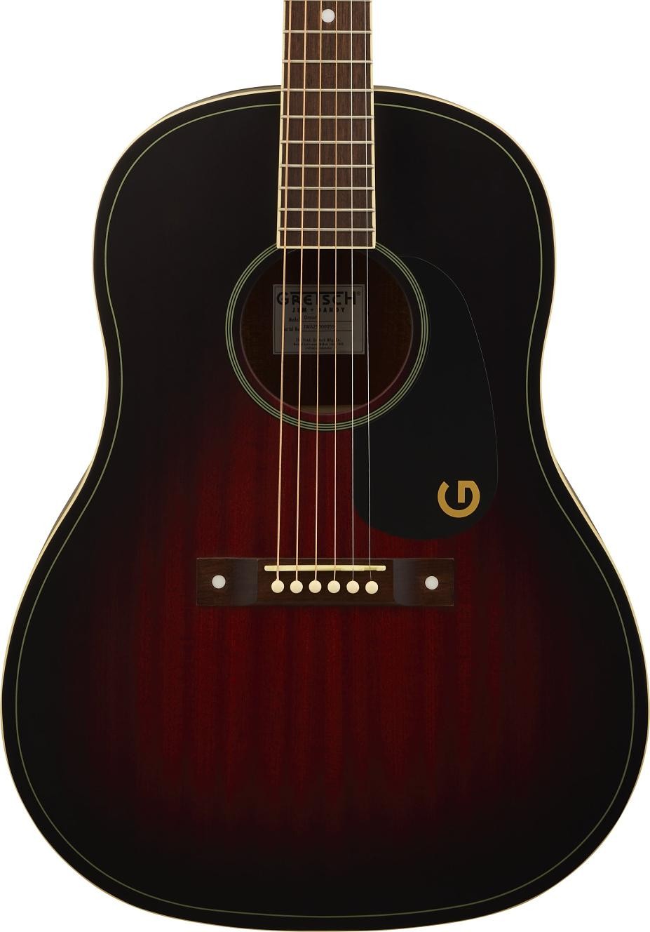 Gretsch Jim Dandy Dreadnought Acoustic Guitar – Deep Cherry Burst