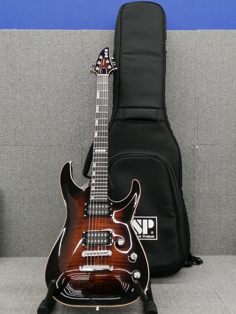 [ESP] E-II HORIZON NT FM Dark Brown Sunburst Electric Guitar Used Product Used