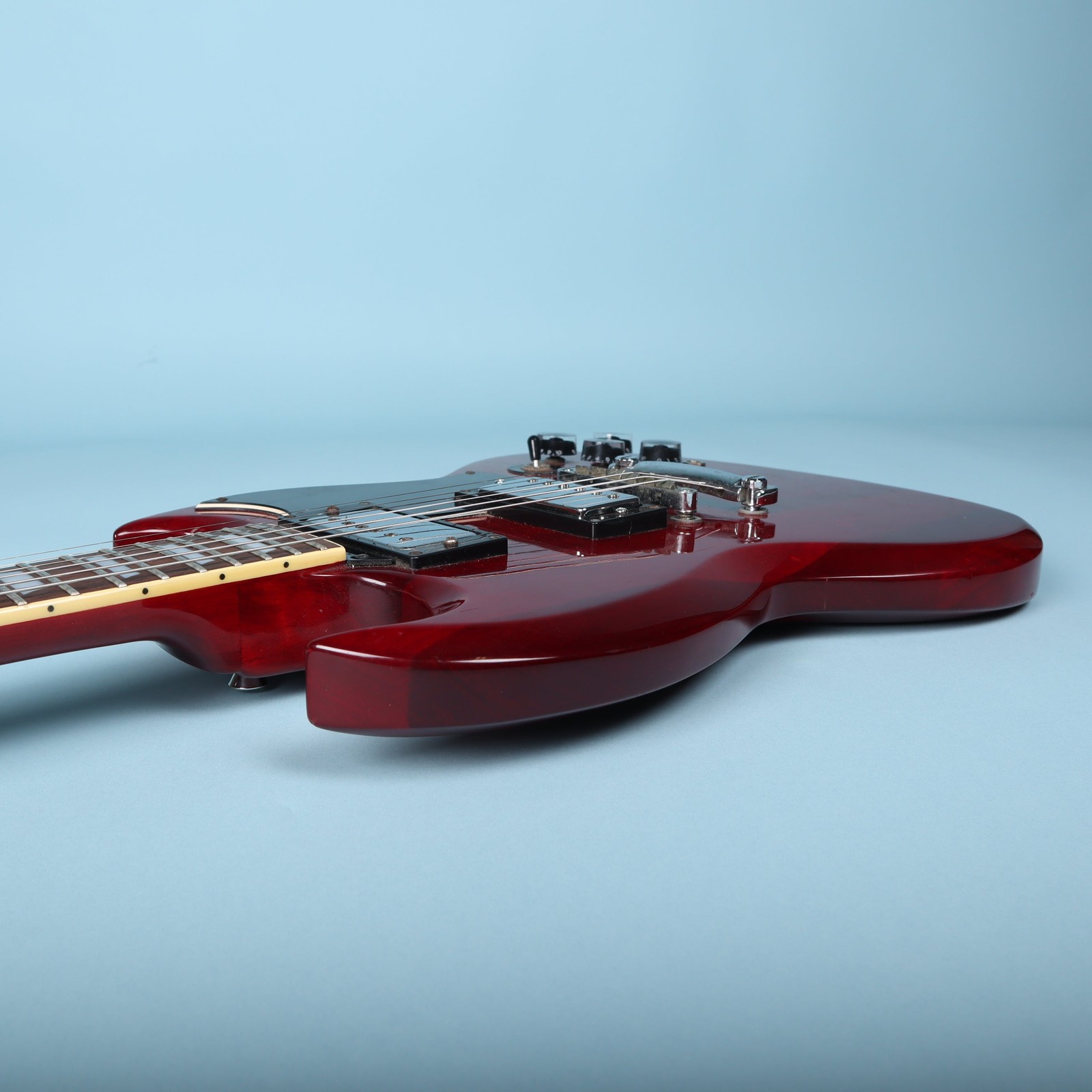 1996 Samick Artist Series SG Electric Guitar Cherry Red