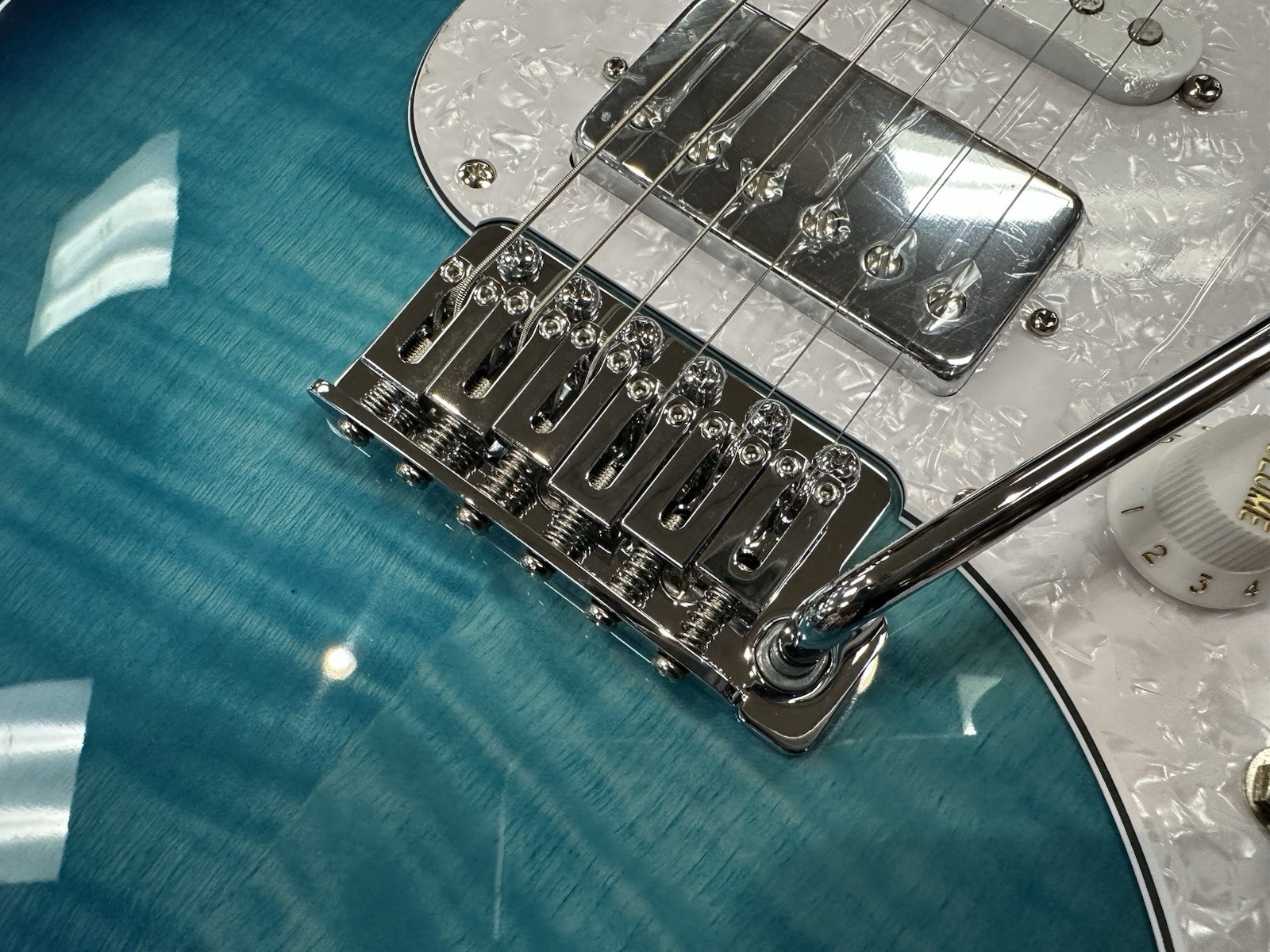 Ibanez Standard AZ22S1F Electric Guitar – Transparent Turquoise Burst