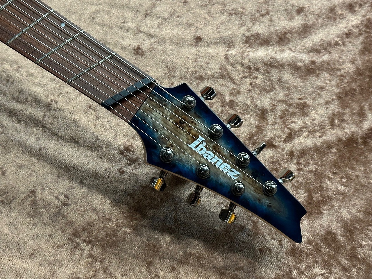 Ibanez RGMS7PB Cosmic Blue Starburst 7-String Multi-Scale Guitar Used