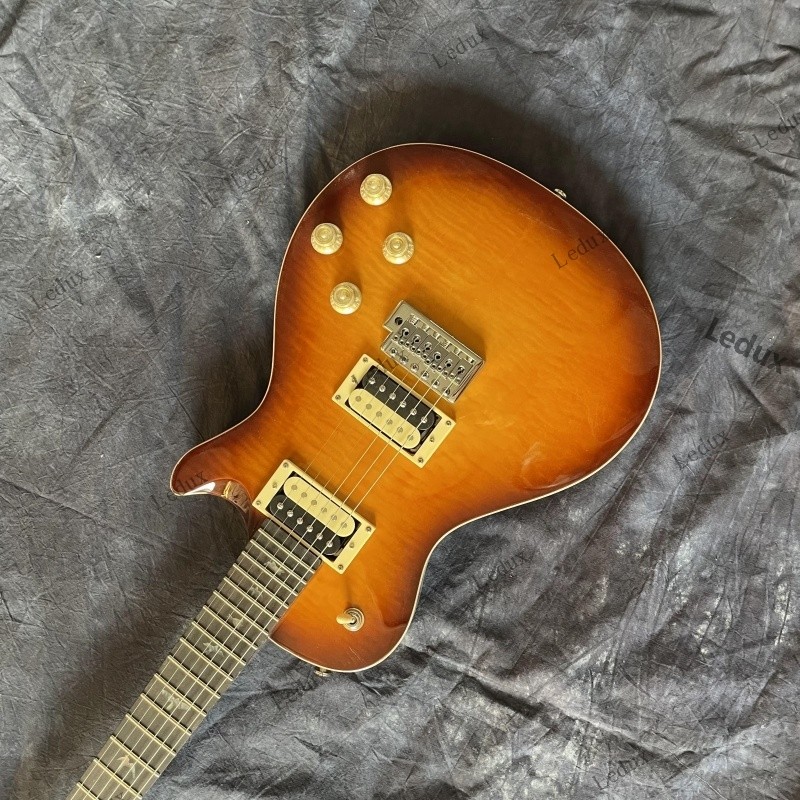 SE Singlecut Solid Body Electric Guitar Stainless Rounded Fret Edge，US Shipping