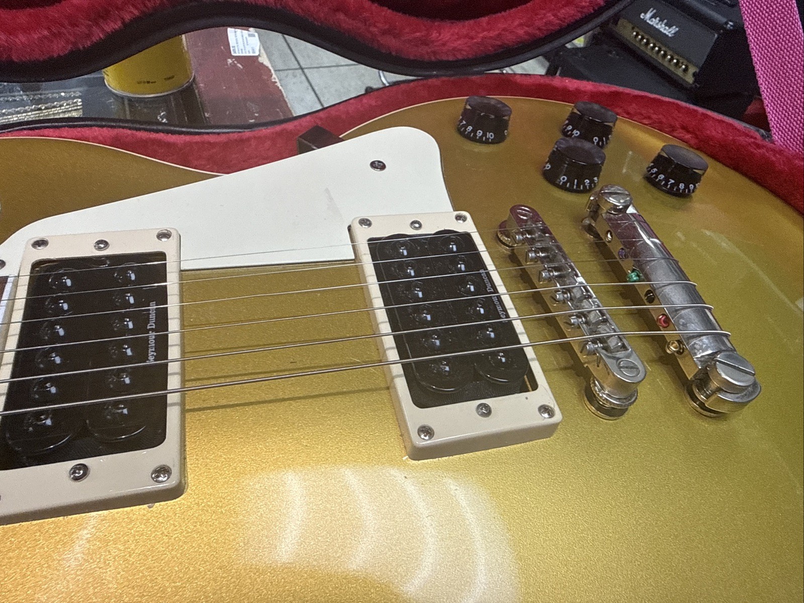 2021 Epiphone Slash Les Paul Gold Top original Hard Case￼