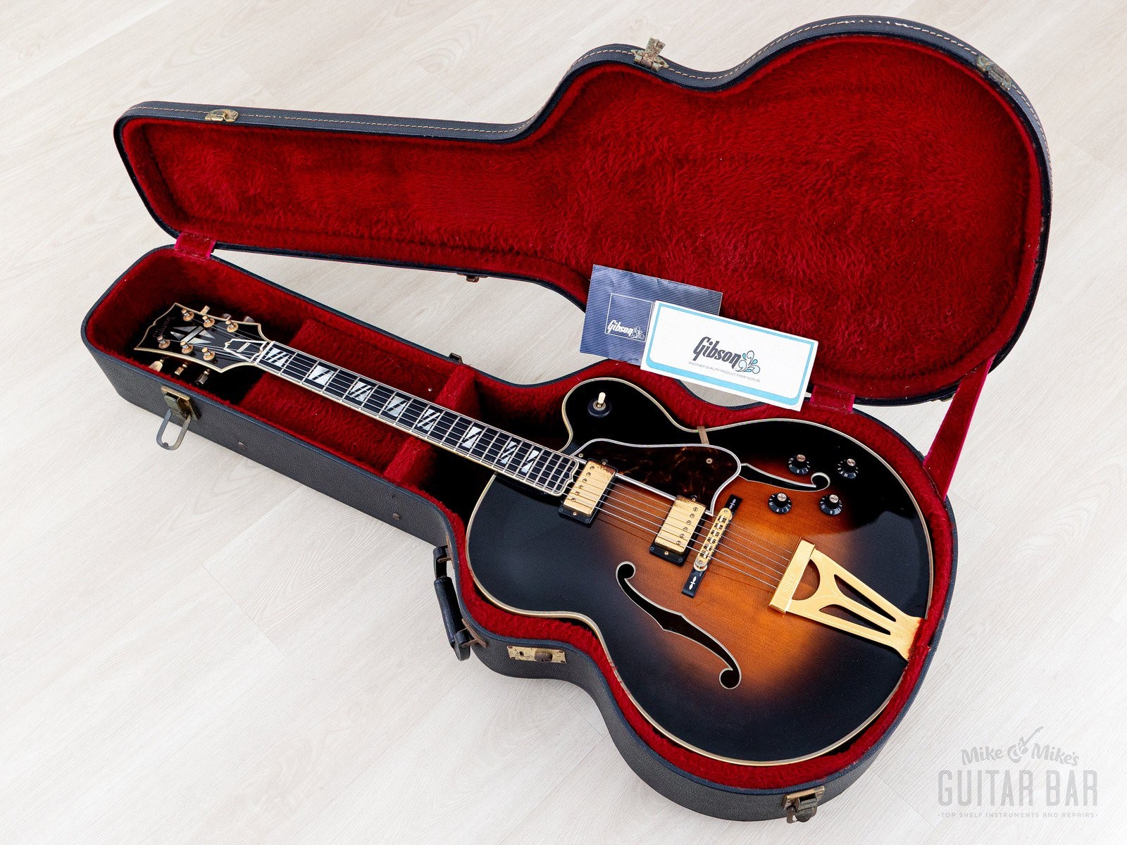 1980 Gibson Super 400 CES Archtop Electric Guitar w/ T Tops, Hangtags & Case