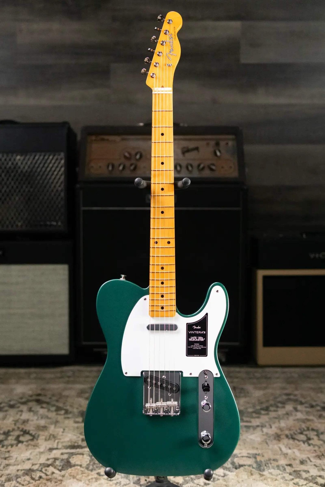 Fender Vintera III Late ’50s Telecaster Electric Guitar – Sherwood Green