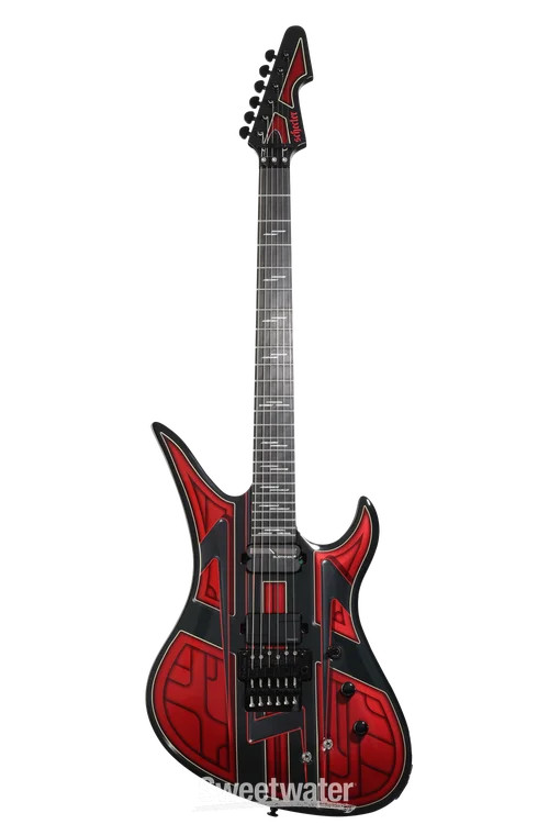 Schecter Avenger FR-S Przym Vespid Electric Guitar – Metallic Red, Przym