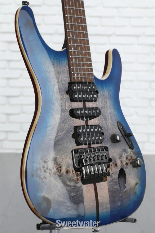Ibanez Premium S1070PBZ – Cerulean Blue Burst